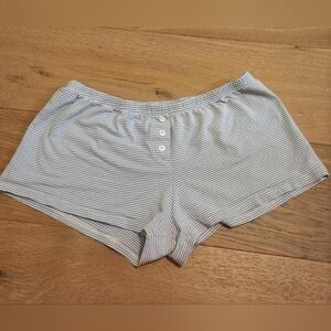 Brandy Melville striped cotton shorts